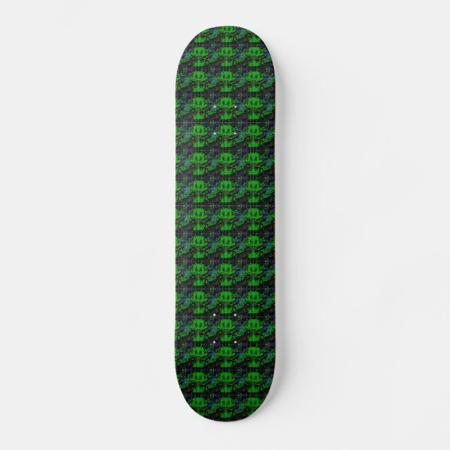 Little green Devil Skateboard (Front)