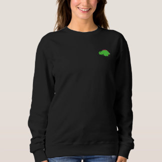 Little Green Dinosaur Stegosaurus Sweatshirt