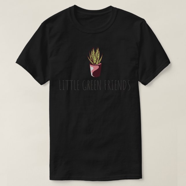 Little green friends plant lover T-Shirt (Design Front)