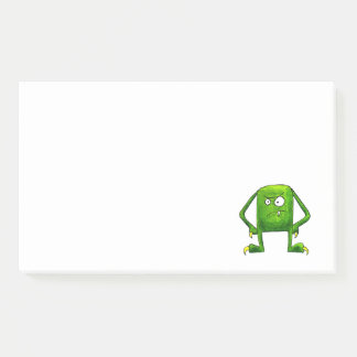 Little Green Monster Post-it Notes