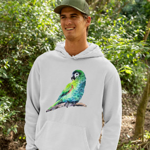 Little green parrot hoodie
