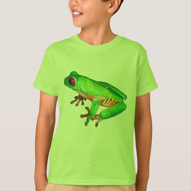 Little green tree frog T-Shirt (Front)