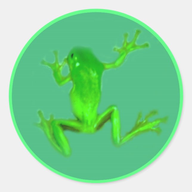 Little Greeny Froggy Stickers (Front)