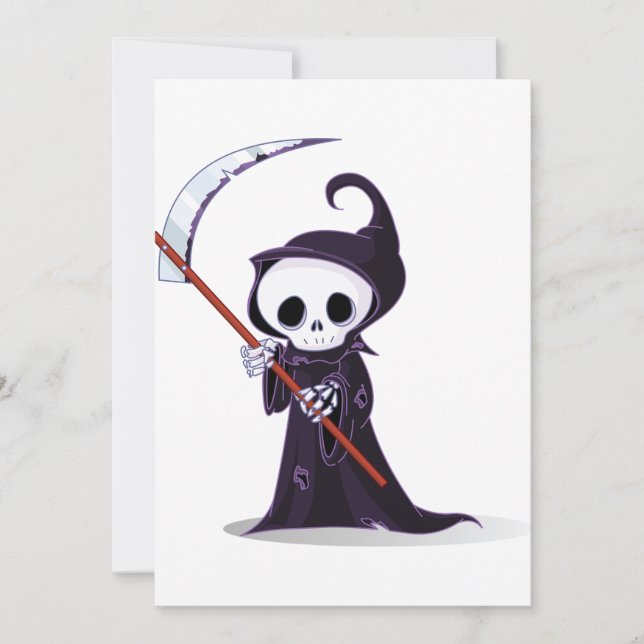 Little Grim Reaper Invitations (Front)