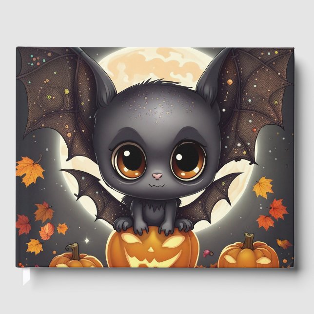 Little Halloween Bat Guest Book (Front)