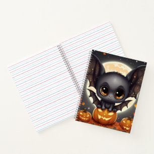 Little Halloween Bat Notebook
