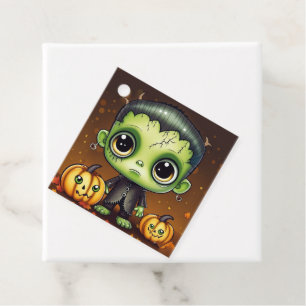 Little Halloween Frankenstein  Favour Tags