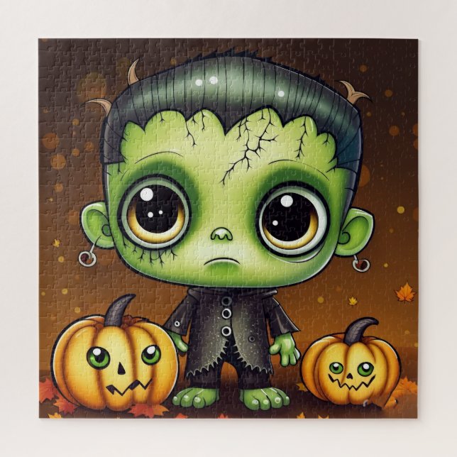 Little Halloween Frankenstein  Jigsaw Puzzle (Vertical)
