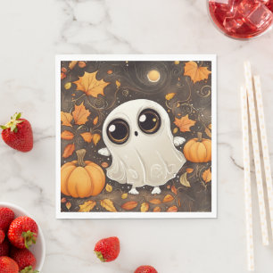 Little Halloween Ghost  Napkin