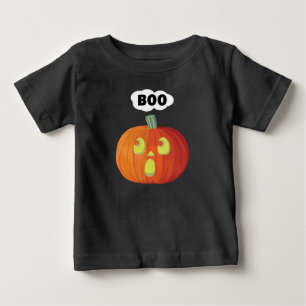 Little Halloween Pumpkin Boo Baby T-Shirt