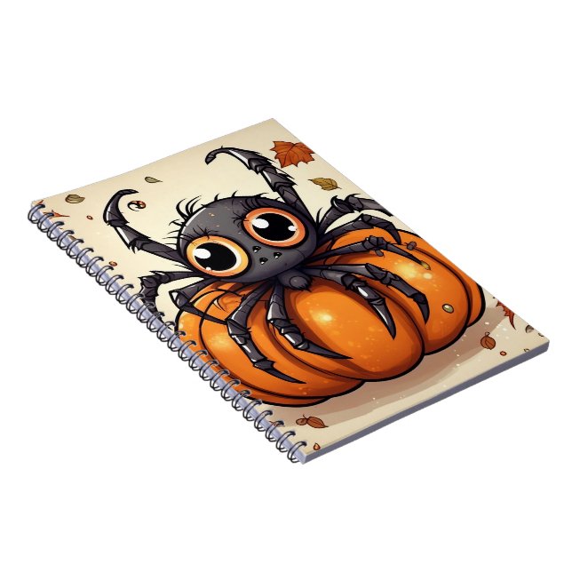 Little Halloween Spider Notebook (Right Side)