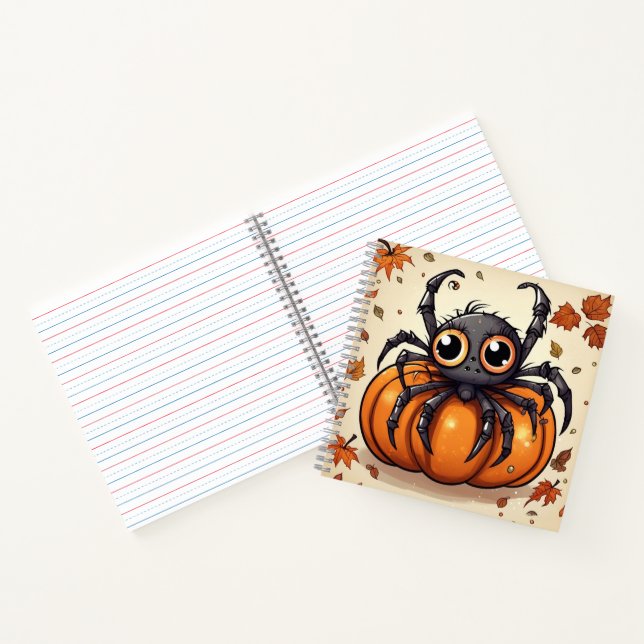 Little Halloween Spider Notebook (Inside)