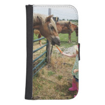 Little Hands, Big Hearts Horse Phone Wallet Case