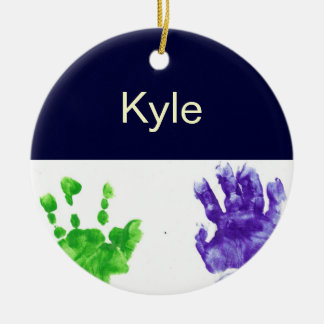 Little Hands Personalised Baby Ornament