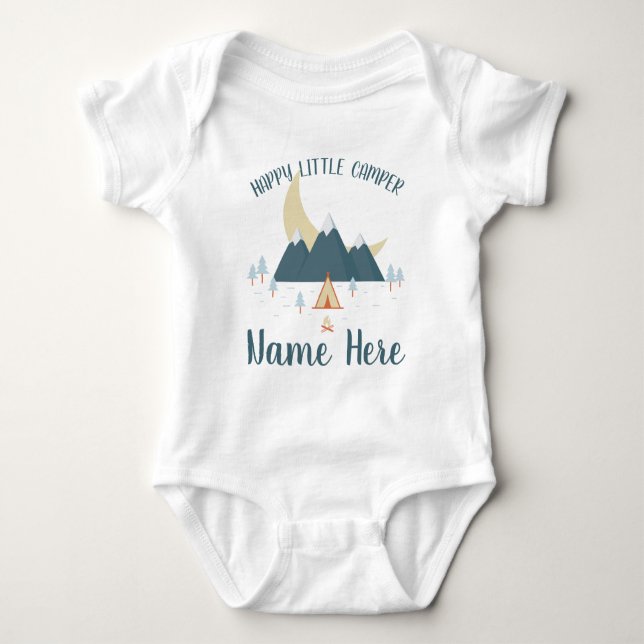 LITTLE HAPPY CAMPER BABY BODYSUIT (Front)
