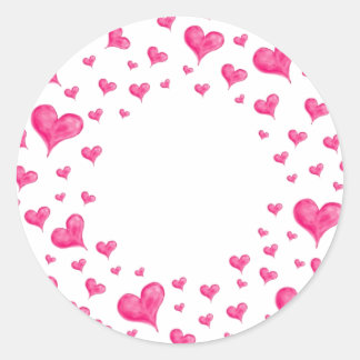 Little heart💕 classic round sticker