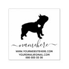 Little Heart Silhouette Elegant French Bulldog