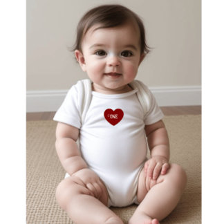 Little Heart T-Shirt Baby Bodysuit