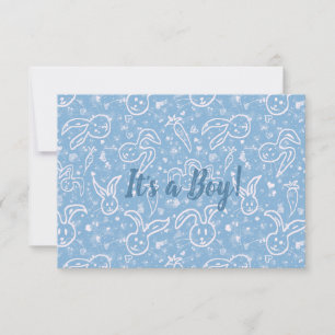 Little Hearts and Bunnies - transparent pattern.   Announcement