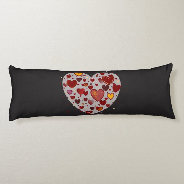 Little Hearts Body Cushion (Back)