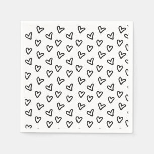 Little Hearts Cocktail Napkin