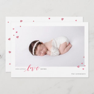 Little Hearts Love Valentine's Day Photo Card