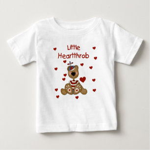Little Heartthrob Boy Bear Baby T-Shirt