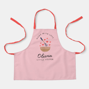 Little Helper Girls Pink Family Matching Apron