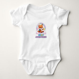 Little Hero Adventure - Cute Anime Superhero Baby  Baby Bodysuit