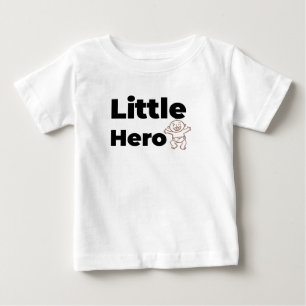 little hero baby t-shirt