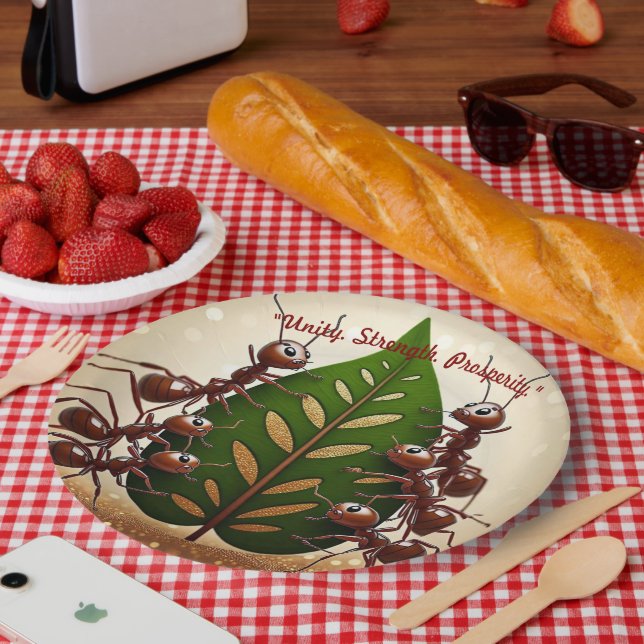 "Little Heroes, Big Task" Paper Plate (Picnic)