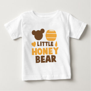 Little Honey Bear with Honey pot cute Baby T-Shirt