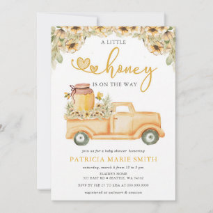 Little Honey Bee Gender Neutral Baby Shower Invitation