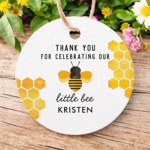 Little Honey Bee Thank You Favour Tags