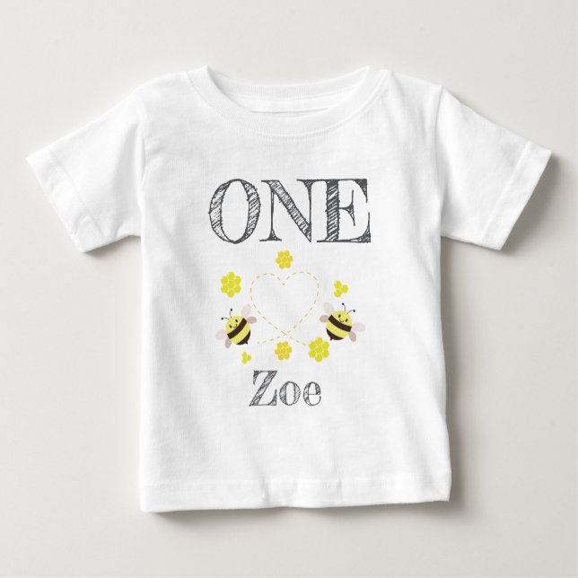 Little Honey T-Shirt Kids 1st Birthday (Front)