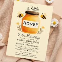 Little Honey Watercolor Bee Baby Shower