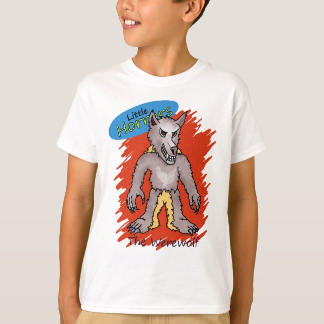 Little Horrors Werewolf t-shirt (Front)