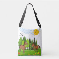 Little horses design for kids