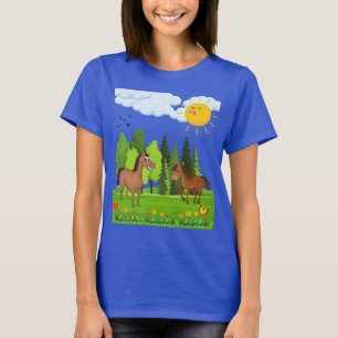 Little horses design for kids T-Shirt