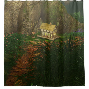 Little House in the Big Woods Shower Curtain