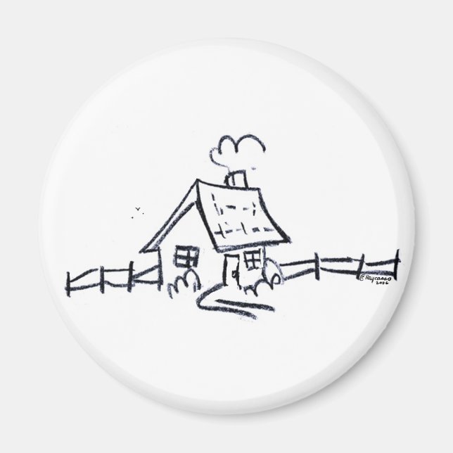 LittLe hOuSe Magnet (Front)