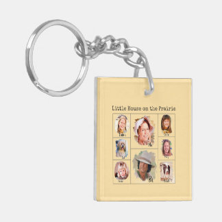 Little House on the Prairie Ingalls Family Key Ring