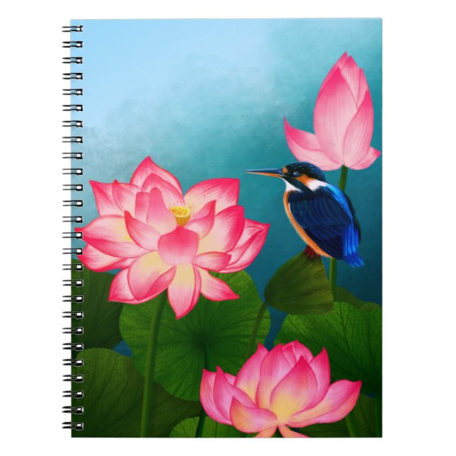Little Hummingbird and Big Flower Notebook (Front)