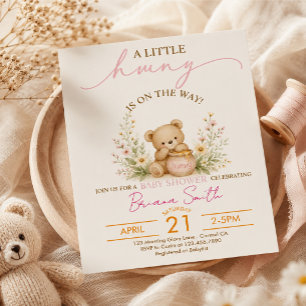Little Hunny Baby Shower Invitation