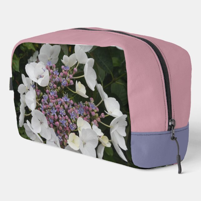 Little Hydrangea Flowers Pattern Toiletery Bag (Right Corner)