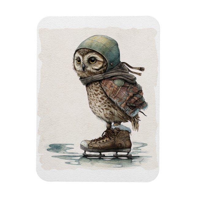 Little Ice Skater Magnet (Vertical)
