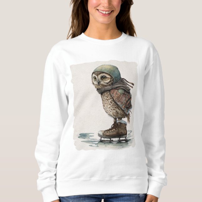 Little Ice Skater Sweatshirt (Front)
