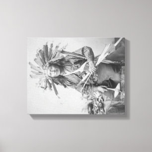 "Little" - Instigator of Indian Revolt at Canvas Print