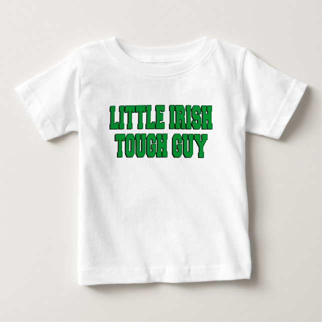 Little Irish Tough Guy Baby T-Shirt (Front)