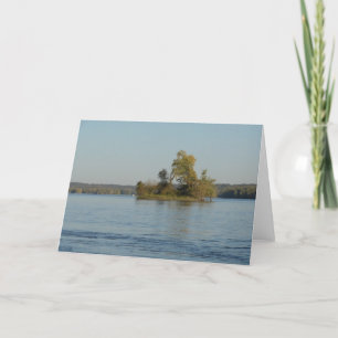 Little Island in the Mississippi River Card